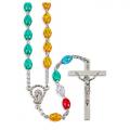  MULTI-COLOR ACRYLIC BEADS ROSARY (2 PC) 